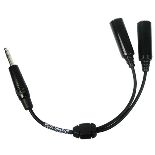 Adaptadores Auriculares Dual GA Plug a conector unico 0.25"