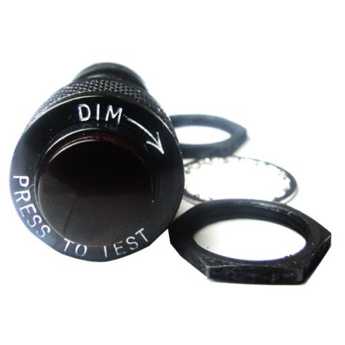 Pulsador de prueba MS25041-2 - Rojo