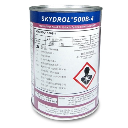 Fluido hidráulico Skydrol 500B-4 resistente al fuego 1 galón