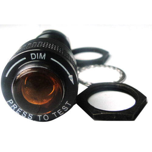 Pulsador de prueba MS25041-4 - Ambar